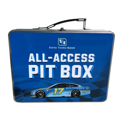 Attaché Executive Briefcase w/4 Color Laminated Vinyl Label