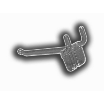 Clear Pegboard Hooks (3" Length)