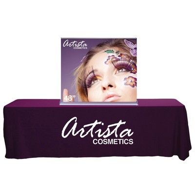 48" Silverstep Tabletop - 36"h Super Flat Graphic Package
