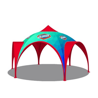 Action Archway Tent, Standard 1 Side Wall, 20'W x 20'L x 12'H