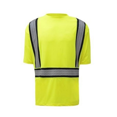 Class 2 ONYX Anti-Snag Lime Green T-Shirt w/Segmented Tape
