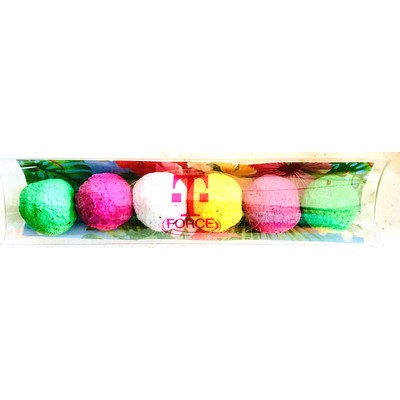Wildflower Seed Bombs with Hibiscus Background