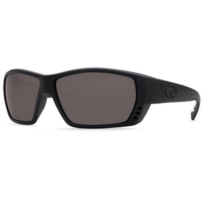 Costa Del Mar® Tuna Alley Polarized Sunglasses w/Blackout Frames & Gray Lenses