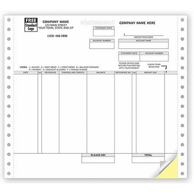 Continuous Statement Forms - Classic (2 Part)