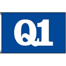 Q1 Blockout Polyester Flag (4'x6')
