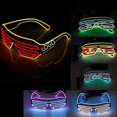 Two Color Shutter LED Glasses