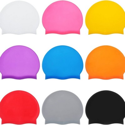 9" x 8" Childern Silicone Swimming Cap