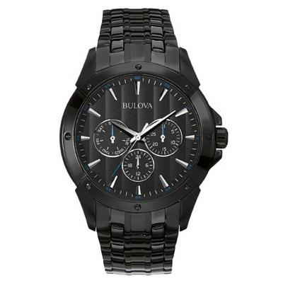 Bulova Watches Men's Classic Collection, Black Ip Stainless Steel w/Black Dial Watch