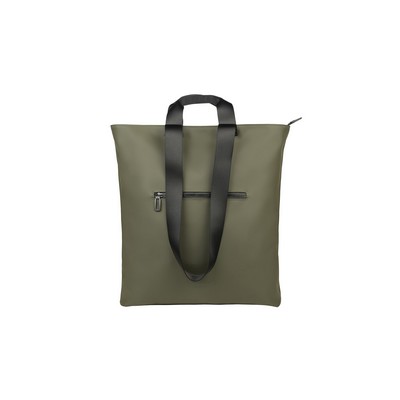 Gommo Designer Eco Rain-Proof Shopper (Olive Green)