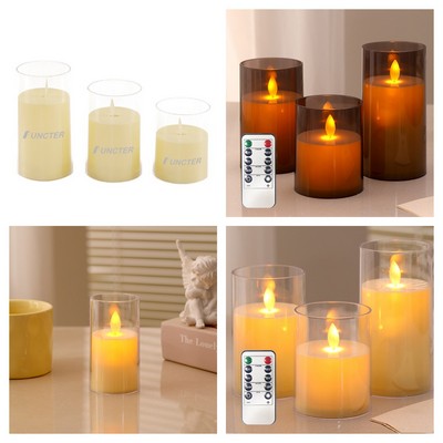 Electronic Candle W/ Flat Slit
