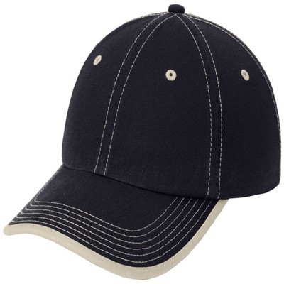 Port Authority Vintage Washed Contrast Stitch Cap