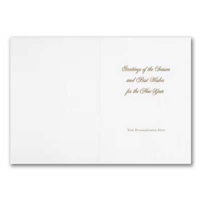 Tropical Greenery Wreath Card
