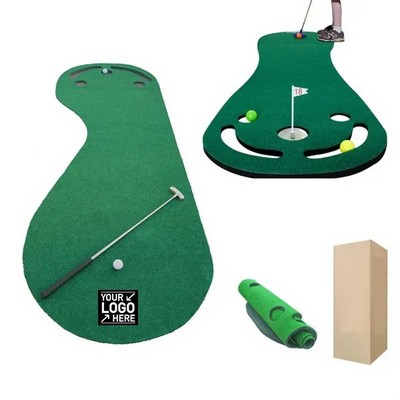 Golf Putting Mat 108x35" Indoor Outdoor Practice