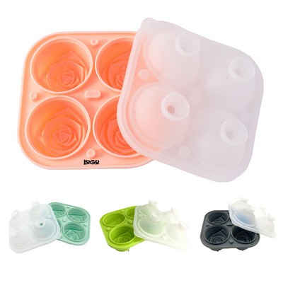 Rose Silicone Ice Cube Tray