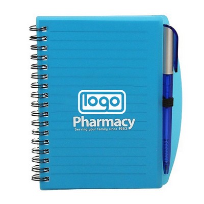 PP Cover Spiral Notebook with Pen