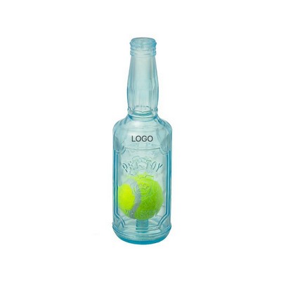 Interactive Squeaky Dog Toy Bite Resistant Tennis Bottle Chew Toy