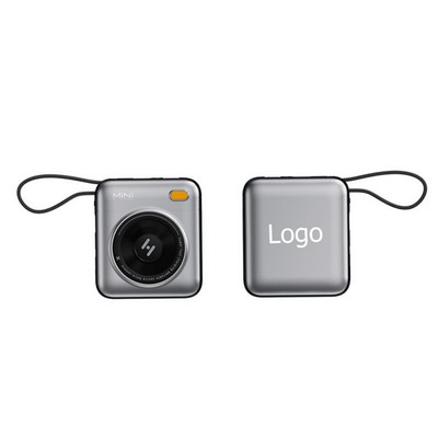 20000mAh Portable Charger Power Bank with Built in 2 Cables