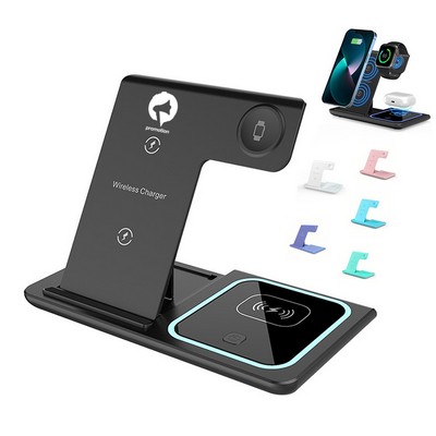 3In1 Plastic Wireless Desk Charger