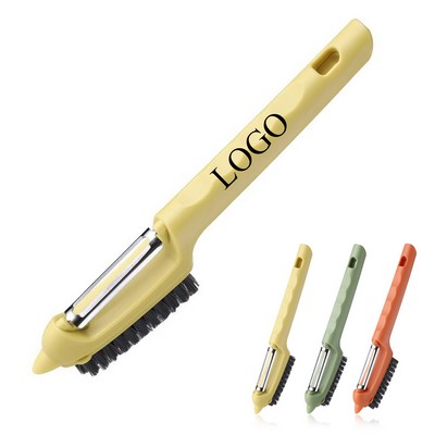 2-In-1 Vegetable Brush And Peeler