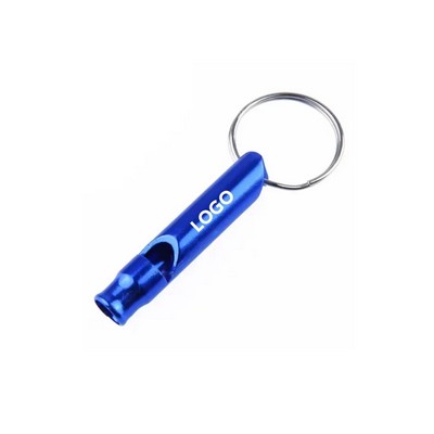 Outdoor Survival Whistle With Key Ring
