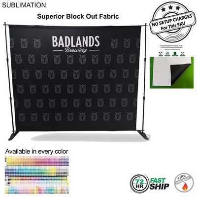 72Hr Fast Ship 10' Exhibitor Expanding Display Kit, Wall, Backdrop, Superior Block Out Fabric