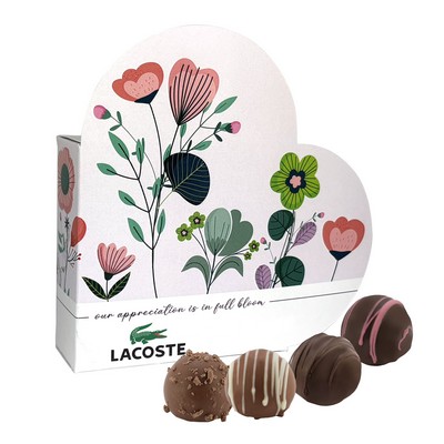 Cupid's Keepsake Box - 4 Piece Decadent Truffles