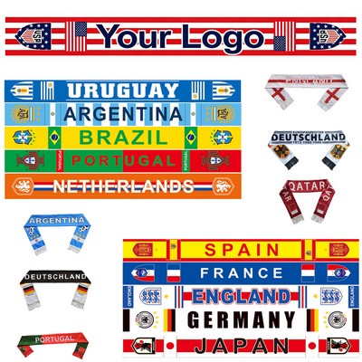 Custom 2026 World Cup Fan Scarves
