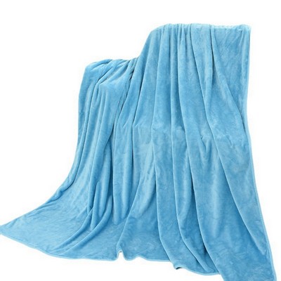 European Style Solid Color Flannel Blanket