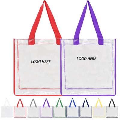 Clear Stadium Tote Bag
