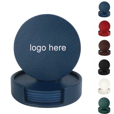 Pu Leather Drink Coaster