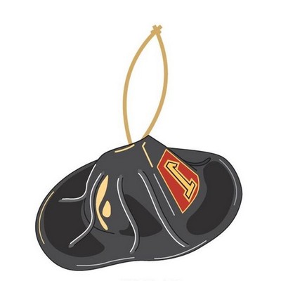 Fireman Hat Executive Ornament w/ Mirrored Back (8 Square Inch)