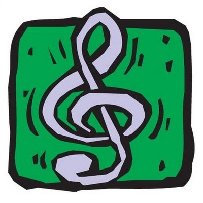 Treble Clef Maxi Magnet (8 Square Inch)