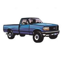 Blue Pick Up Truck Lapel Pin
