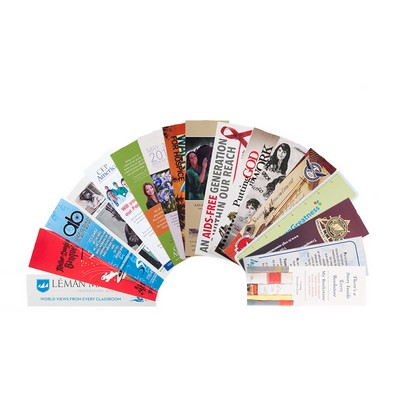 Full-Color Bookmarks | Custom Size | 16pt
