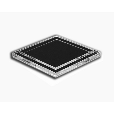 Heavier Acrylic Black Bases for Display Cases (6"x4")