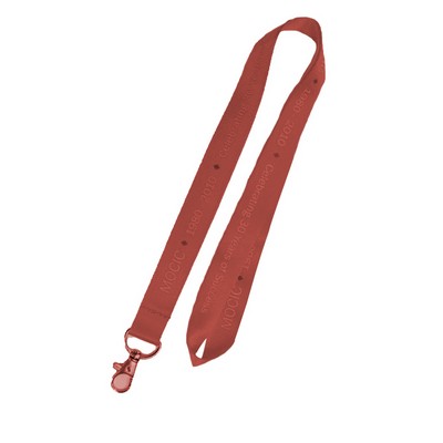 3/4" Maroon Nylon Lanyard (20 Mil)