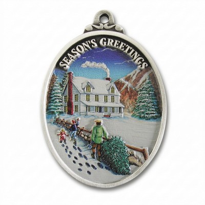 3D Gallery Print Collection Memories are Keepsakes Mini Ornament