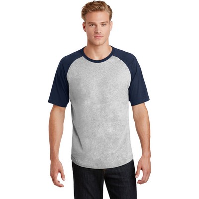 Sport-Tek® Short Sleeve Colorblock Raglan Jersey.