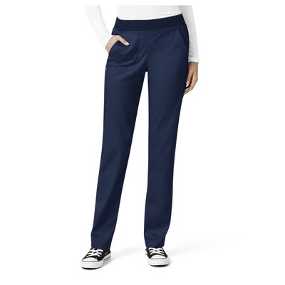 WonderWink Women's Pro 4 Pocket Knit Waist Cargo Scrub Pant