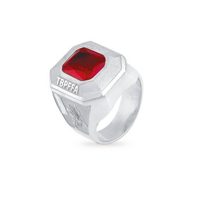 Custom Sterling Silver Ladies Ring