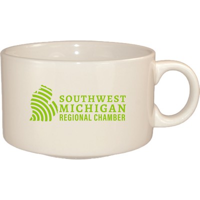 16 Oz. Soup Cup White and Natural