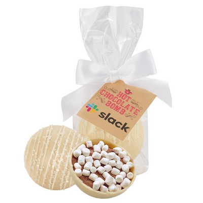 Mega Hot Chocolate Bomb Mug Stuffer - White Chocolate Crystal