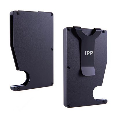 RFID Credit Card Holder with Money Clip