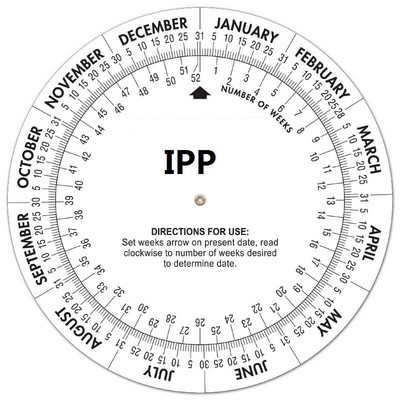 Plastic Date Finder Wheel Calculator
