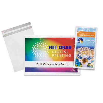 Quick Print 100+ Full Color 2 Sided Imprint White Poly Self Seal Mailers (7"x12")