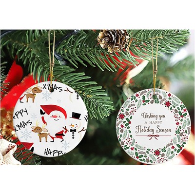 3" Ceramic Ornament