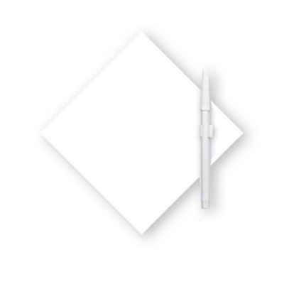8" x 8" Diamond Custom Printed Memo Board with Magnets or Tape