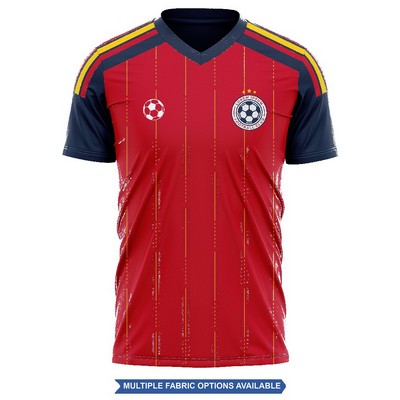 Men's & Kids' Sublimation Soccer Jersey - Mesh Options