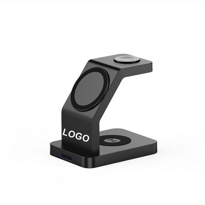 3-in-1 Suction Action Magnetic Wireless Charger