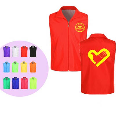 Fiber Public Welfare Volunteer Work Clothes